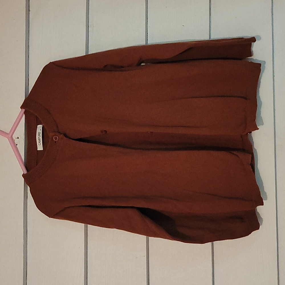 Campure Size 6 Brown Cardigan